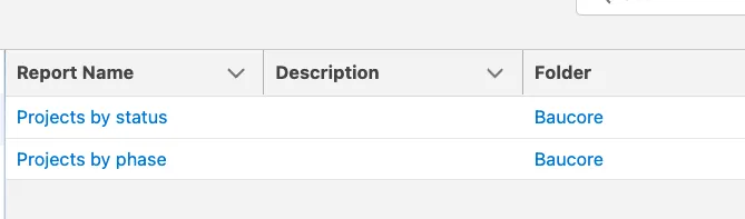 The list of required Metadata Types and their descriptions