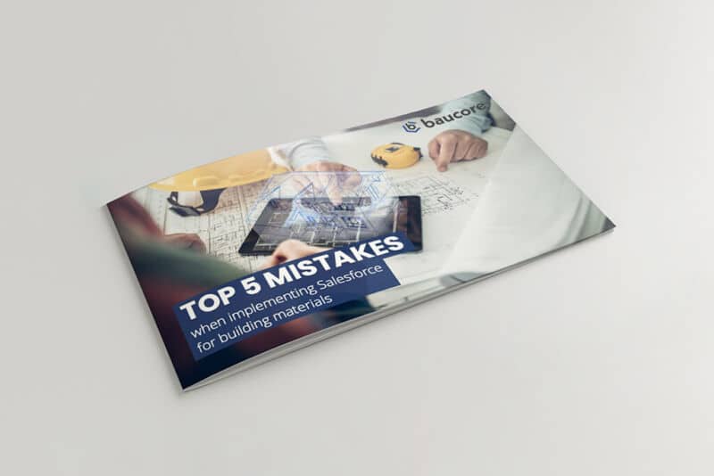 Top 5 mistakes when implementing Salesforce for building materials