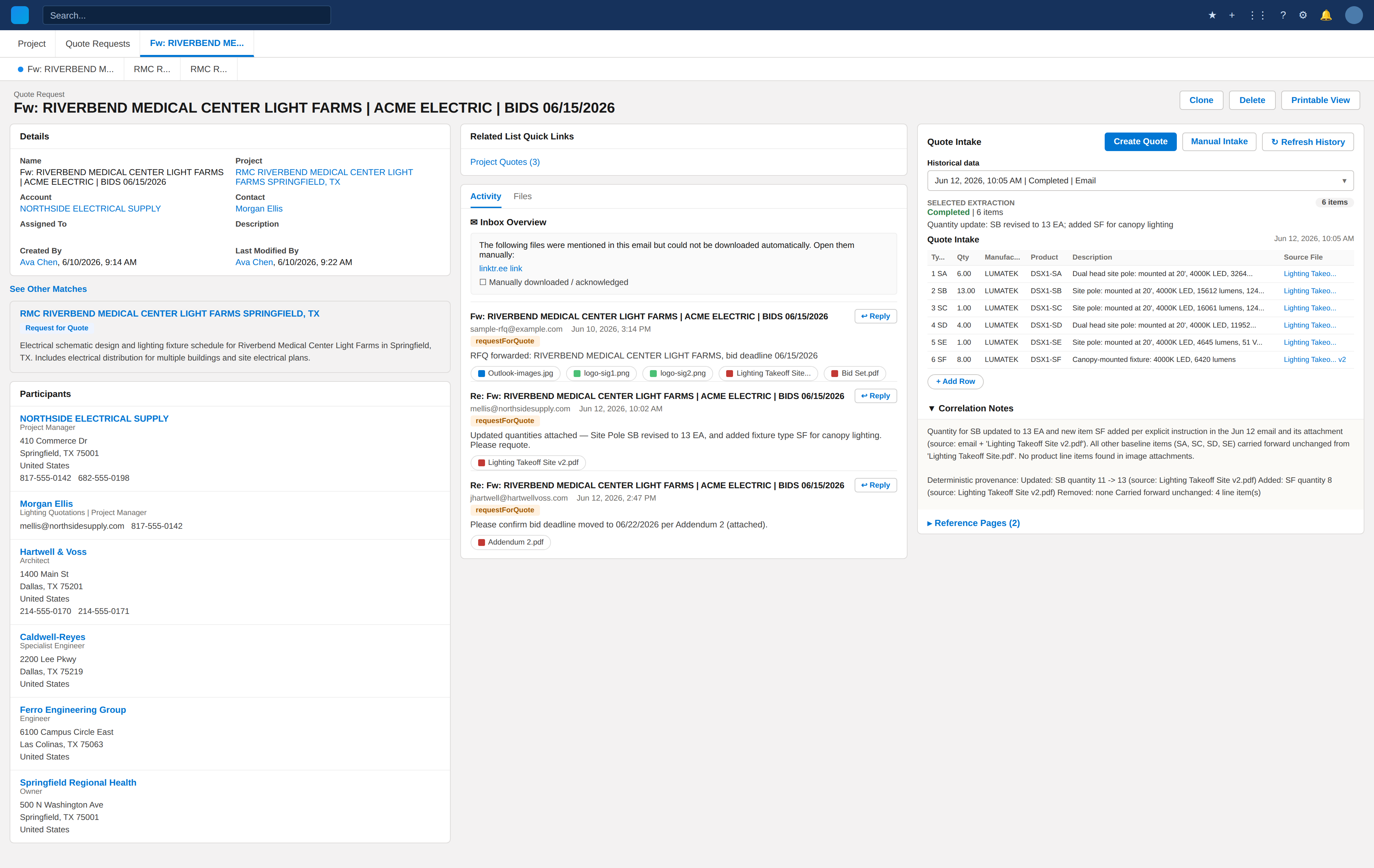 From Email to Quote-Ready — Without a Rep Touching Salesforce